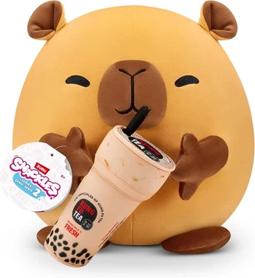 Snackles Capybara Wasserschwein Braun Bubble-Tea, Serie 2 - Kuscheltier (20 cm) - Bild 1 von 2
