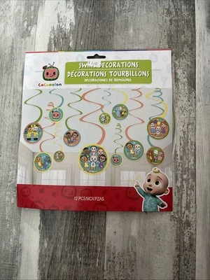 Cocomelon Bebé Lindo Niños Fiesta de Cumpleaños Colgante Remolino Decoraciones Foto 1 de 2