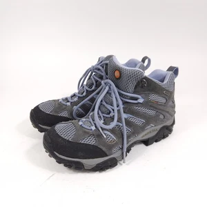Merrell Moab Mid Damengröße 10 wasserdichte Wanderschuhe periwinkle grey Vibram - Bild 1 von 11