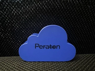 New Blue Peraton Cloud Foam Stress Ball Reliever High Tech Swag Employee Item - Image 1 of 4