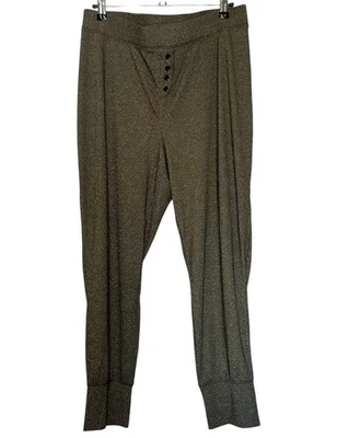 Torrid Sleep Size 3 Women's Pajamas Pants Jogger Black Gold Holiday Festive - Image 1 of 4