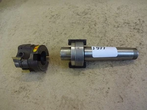 3MT face mill indexable 50mm diameter 4 tip, 22mm bore less screw - Picture 1 of 7