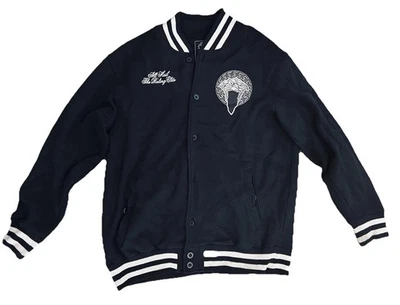 Chaqueta/Suéter Crooks & Castles Medusa Bolsillos Estadio Universitario Para Hombre Talla 3XL Foto 1 de 4