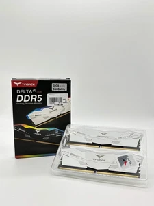 T.Force Delta RGB DDR5 32GB RAM New Open Box White - Picture 1 of 4