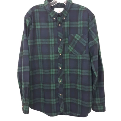 Camisa de franela Cloudeveil para hombre talla XL abotonada clásica tartán a cuadros al aire libre Foto 1 de 4