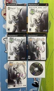 Shin Megami Tensei Digital Devil Saga 1+2 Deluxe Box Set CIB PS2 Playstation 2 - Foto 1 di 12