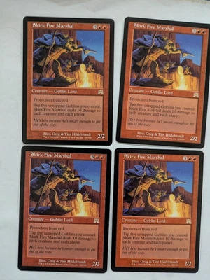 4 Skirk Fire Marshal Onslaught MTG NM Free shipping with tracking - Image 1 of 2