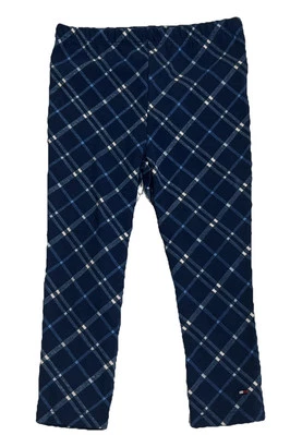 Tommy Hilfiger Girls Elastic Waist Pull On Leggings Plaid Logo NWT Sz 4T - Image 1 of 4