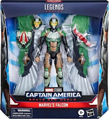 Marvel Legends Series Captain America Brave New World Falcon Deluxe New In Box - Image 1 of 4