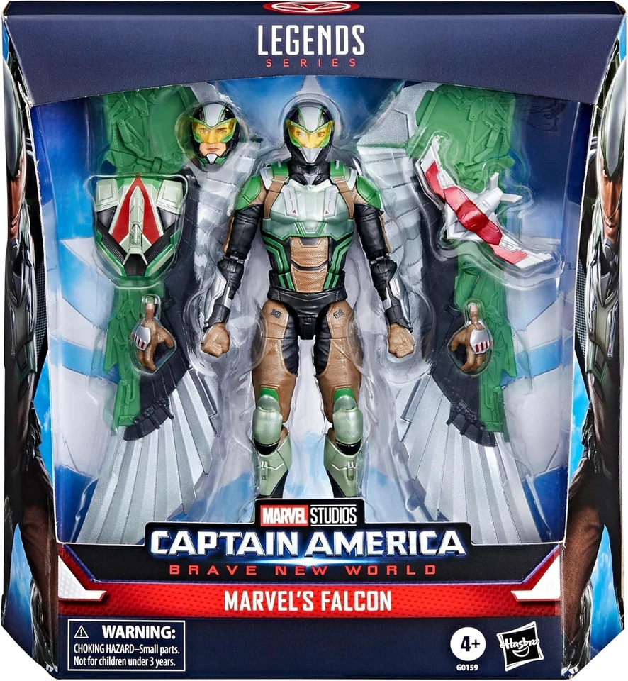 Marvel Legends Series Captain America Brave New World Falcon Deluxe New In Box - Image 1 of 4