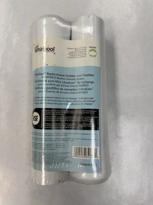 2 Pack Whirlpool WHEERF Ultraease Systems for Wharos5 and Wher25 Pre Post Filter - Image 1 of 4