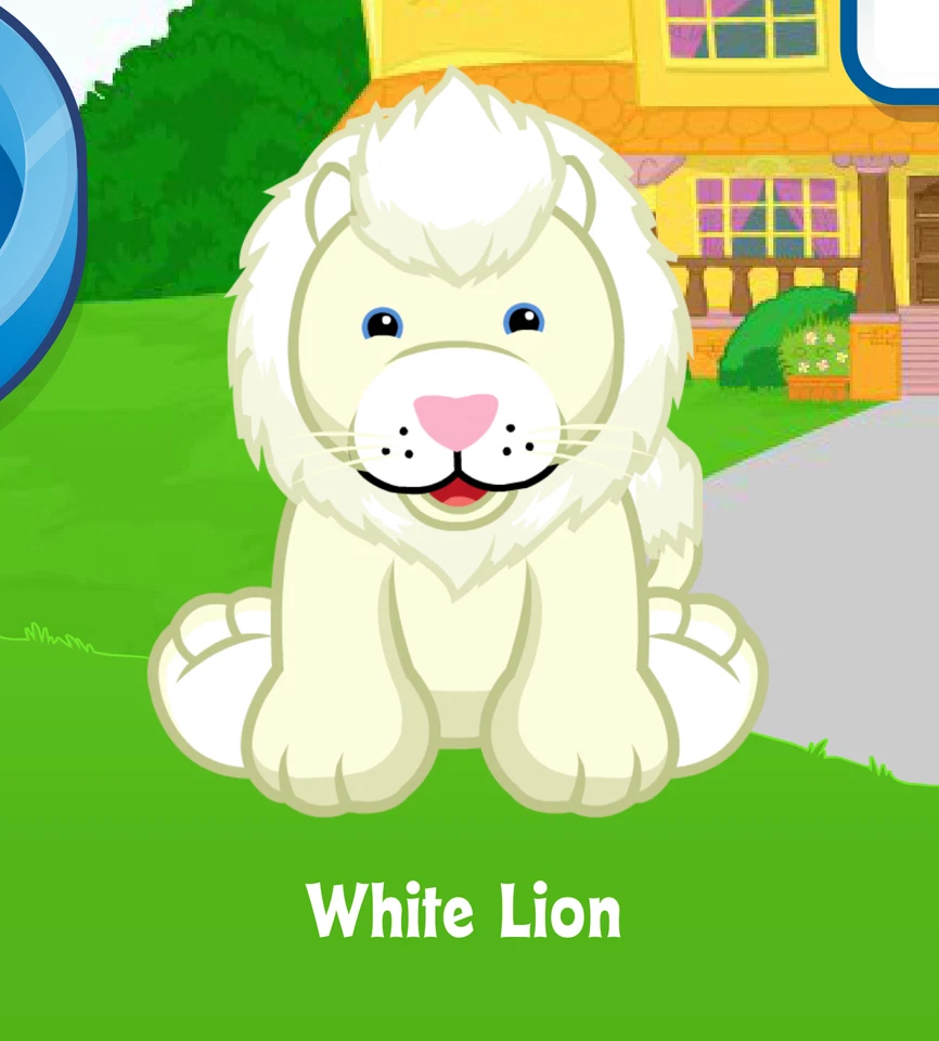Webkinz White Lion Virtual Adoption Code Only Messaged Webkinz White Lion Code!! - Image 1 of 1