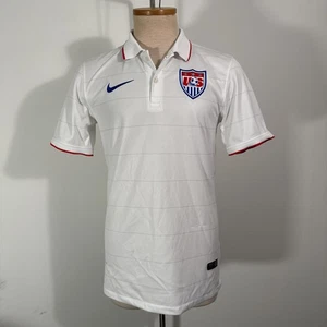 Nike Dri Fit USMNT Team USA 2014 weiß Polo Fußball Trikot Größe S Small - Bild 1 von 15