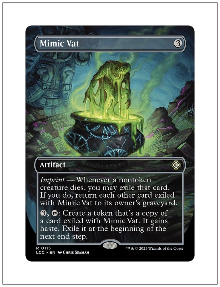 1x Mimic Vat, Borderless Art, Lost Caverns of Ixalan, Magic MTG NM - Image 1 of 1