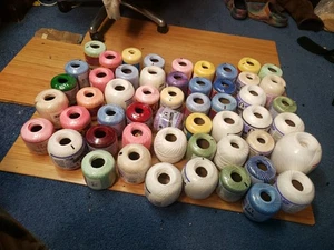 Mixed lot  Variety 43  Crochet Threads-   Aunt Lydia, South Maid, Etc - New  - Picture 1 of 13