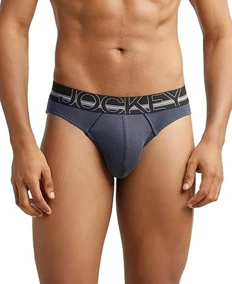 Calzoncillo liso acanalado algodón súper peinado Jockey US17 para hombre con cintura ultrasuave Foto 1 de 4