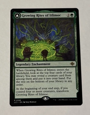 MTG Growing Rites of Itlimoc - The Lost Caverns Of Ixalan LP - Image 1 of 2