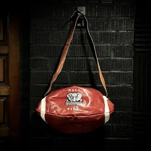 ๐ ALABAMA CRIMSON TIDE Vintage Football Purse Bag Duffel Retro Unique Game day - Picture 1 of 6