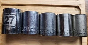 1/2" Drive Craftsman USA Made Sockets Pick And Choose (Condition in Description) - Picture 1 of 10