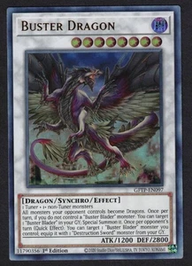 Yugioh Buster Dragon GFTP-EN097 Ultra Raro 1er - Casi Nuevo - Imagen 1 de 2