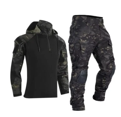 Военная форма мульти карманы тактический камуфляж рубашки грузовые брюки армейский костюм - Изображение 1 из 4
