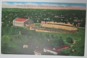 University of Wisconsin Stadium and Field House Vintage Postcard 148856 - Picture 1 of 2