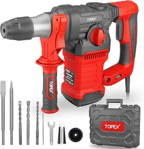 TOPEX 1500W SDS PLUS Rotary Hammer Drill Havey Duty Impact Hammer - Picture 1 of 9