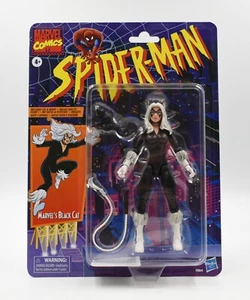 Marvel Legends Spider-Man Retro Wave Black Cat Action Figure - Picture 1 of 2