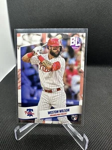 2024 Topps Big League #152 Weston Wilson Philadelphia Phillies RC BASEBALL Card - Picture 1 of 2