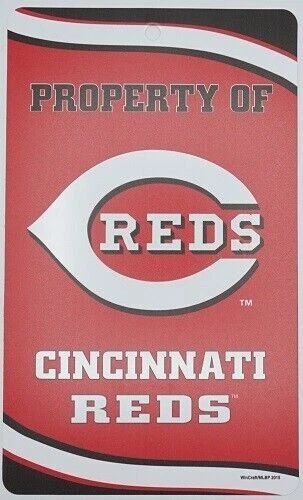 MLB Assorted Teams Wincraft 7.25" X 12" Plastic "Property Of Sign" NEW! - Image 1 of 1