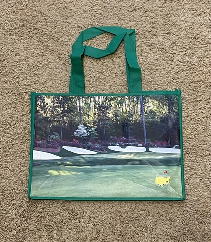 Masters Golf Berckmans Place Augusta National 13th Hole Picture Tote Bag 1 year Cover