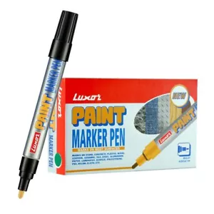 Luxor Paint Marker Pens Waterproof Permanent Pen For Car Tyre Metal - Picture 1 of 57