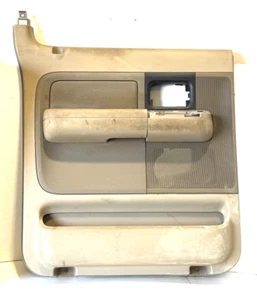 2004-2008 FORD F150 REAR DRIVER LEFT DOOR CARD XLT TAN USED OEM - Picture 1 of 12