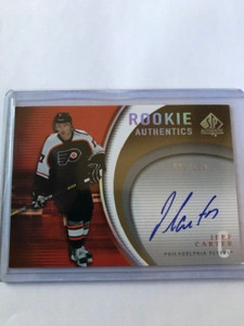2005-06 SP Authentic ROOKIE Authentics RA-JC Jeff Carter /250