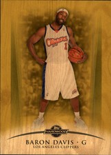 2008-09 Topps Hardwood Maple Clippers Basketball Card #54 Baron Davis /175