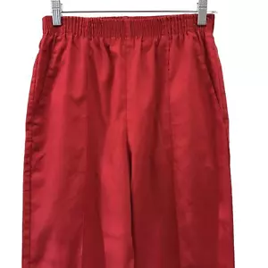Landau Pantalone Scrub Donna Piccolo Rosso Elastico Vita Tasche - Foto 1 di 6