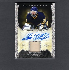 2022-23 Leaf In The Game Used Silver Sparkle Auto Dominik Hasek 3/9