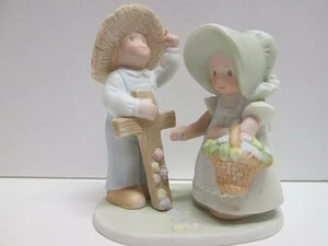 HOMCO 1993 Obra Maestra Porcelana Círculo de Amigos ¡Creo! Figura - Imagen 1 de 9