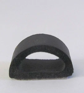Auto RV Marine Industrial Self Adhesive Exterior 5/8" D Rubber Weather Seal - Picture 1 of 3