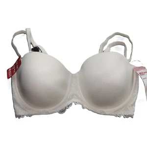 Lilyette Self Expressions Multiway Underwire Bra Size 38D Ivory Convertible - Picture 1 of 9