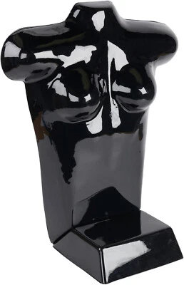 Set of 6 Molded Woman's Shirt Form Fits 5-10 Standing Countertop Female Black - Image 1 of 4