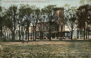 1912 Davenport,IA Cal Blunt Residence,Rock Island Arsenal Scott County Iowa