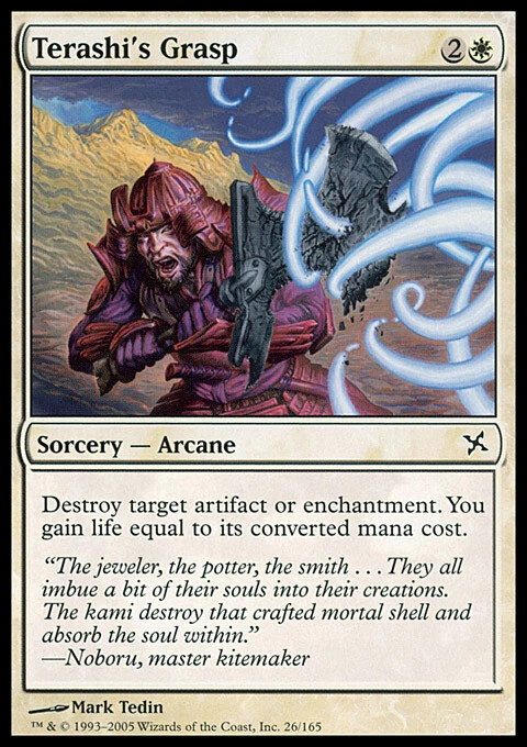 Magic the Gathering MTG Terashi's Grasp (26) Betrayers of Kamigawa   LP - Image 1 of 1