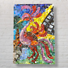 Phoenix By Antonella Passantino  Wall Hanging  Mosaic 15 X 22.5 