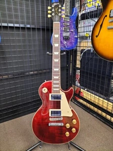 Gibson Les Paul Traditional Red USA 2011 AA Figured Maple Top Electric Guitar - Picture 1 of 7