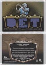 2007 Topps Triple Threads Relics Sepia /27 Calvin Johnson #TTR13 Rookie RC HOF