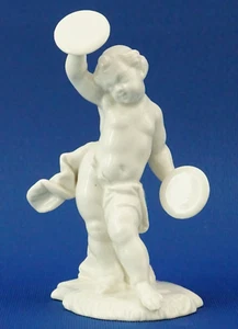 NYMPHENBURG Sculpture Porcelain Putto Cherub Germany Anton Bustelli 1800 XIX - Picture 1 of 24