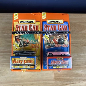 Matchbox Star Car Collection The Brady Bunch 55 Chevy & Happy Days ‘57 T-bird - Picture 1 of 12