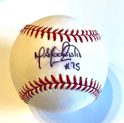 MLB AUTOGRAPHED BASEBALL -  MIGUEL GONZALEZ  - PHILLIES - Image 1 of 2