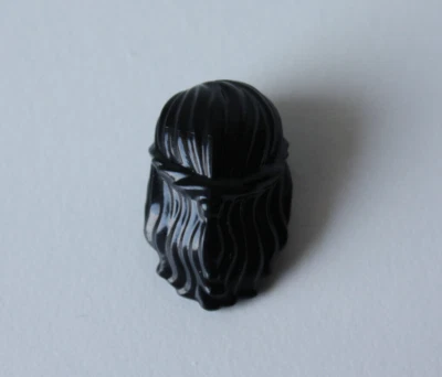 LEGO Minifiguren Zubehör Mädchen schwarz Haare 1 Stück - Bild 1 von 4